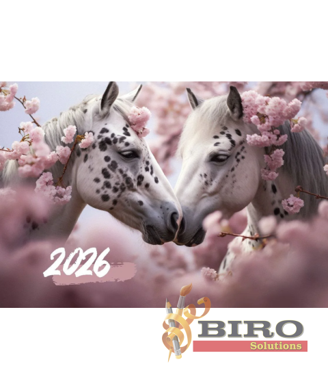 Calendar de masa CAII PRINTRE SAKURA, 2026, 11x11x6 cm